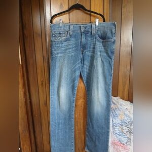 True Religion Classic Denim Straight-Leg Jeans